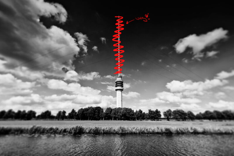De #televisietoren is een kopje #kleiner, #Hoogersmilde