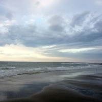Strand bij Paal 8, Terschelling (HDR)