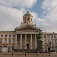 Het Koningsplein in Brussel / Place Royale