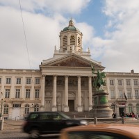 Het Koningsplein  in Brussel / Place Royale