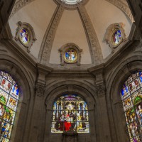 Koepel in de Sintt Michiels en Goedelekathedraal in Brussel