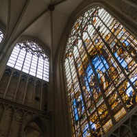 Een transept van de Sintt Michiels en Goedelekathedraal in Brussel