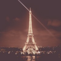 Parijs-Eiffeltoren-nacht-vintage-2235